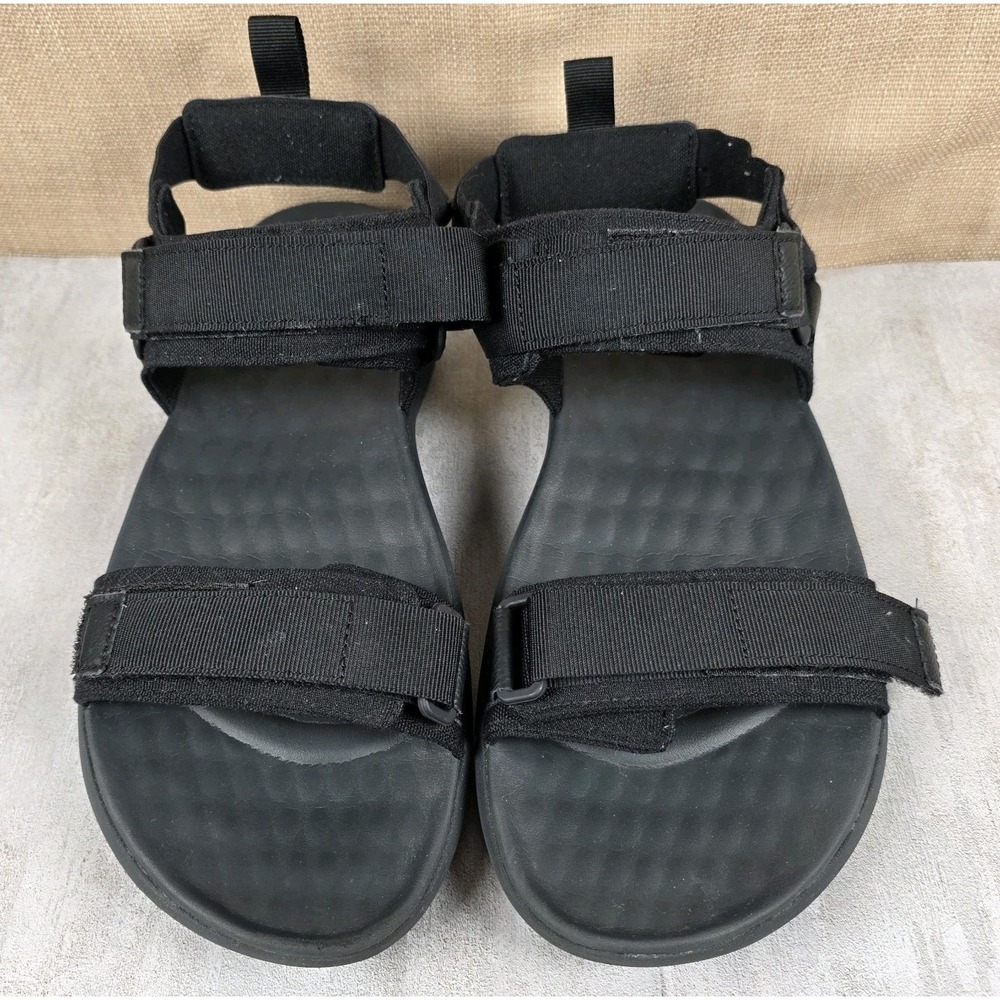 Hey Dude Carson Sandals Mens Size 11 Sport Modeโ Black Comfort Hiking Beach EUC